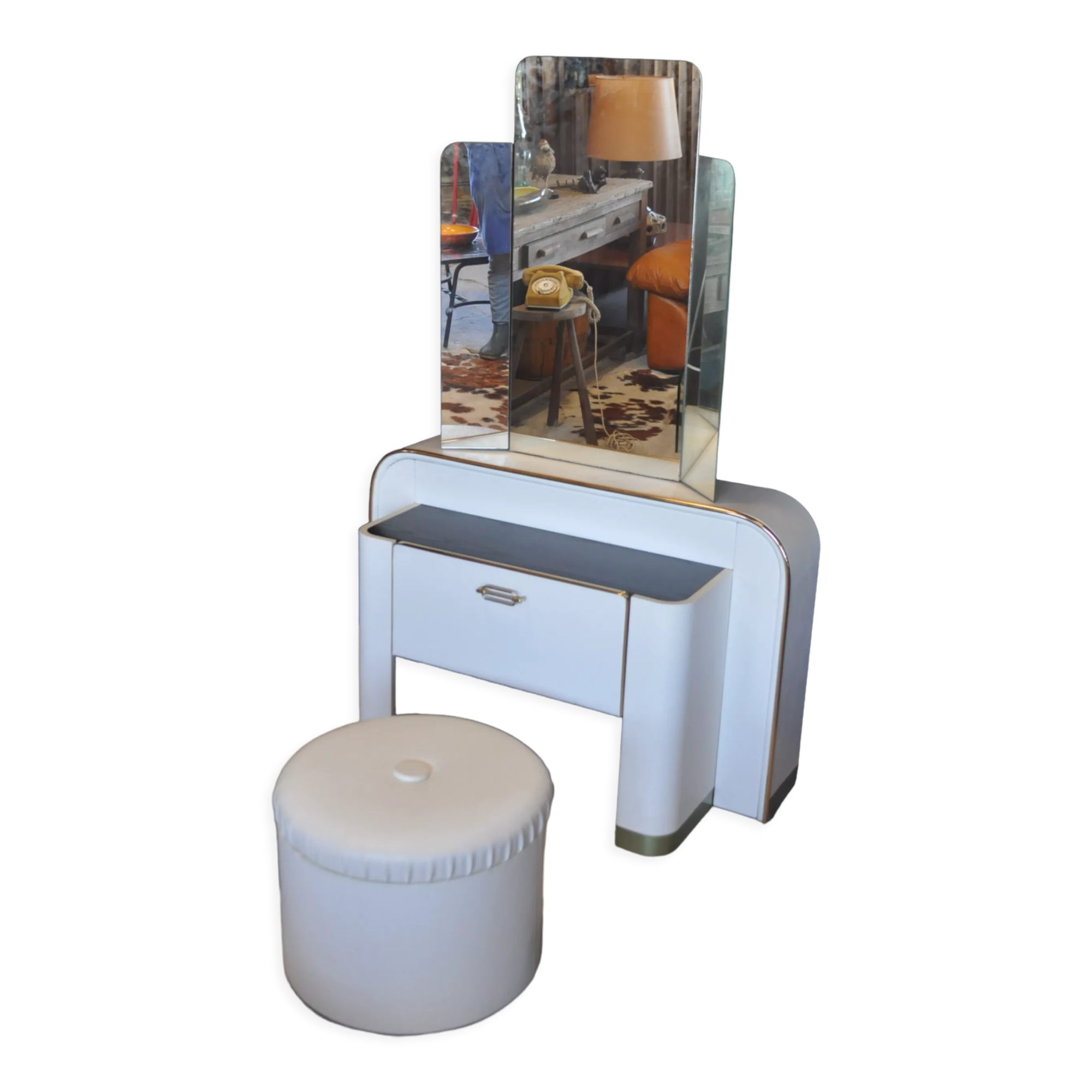 Dressing table space age 60's