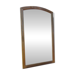 Miroir bois et stuc doré - xixe