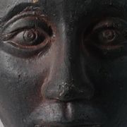 Rare buste en céramique de portrait Wunderkammer