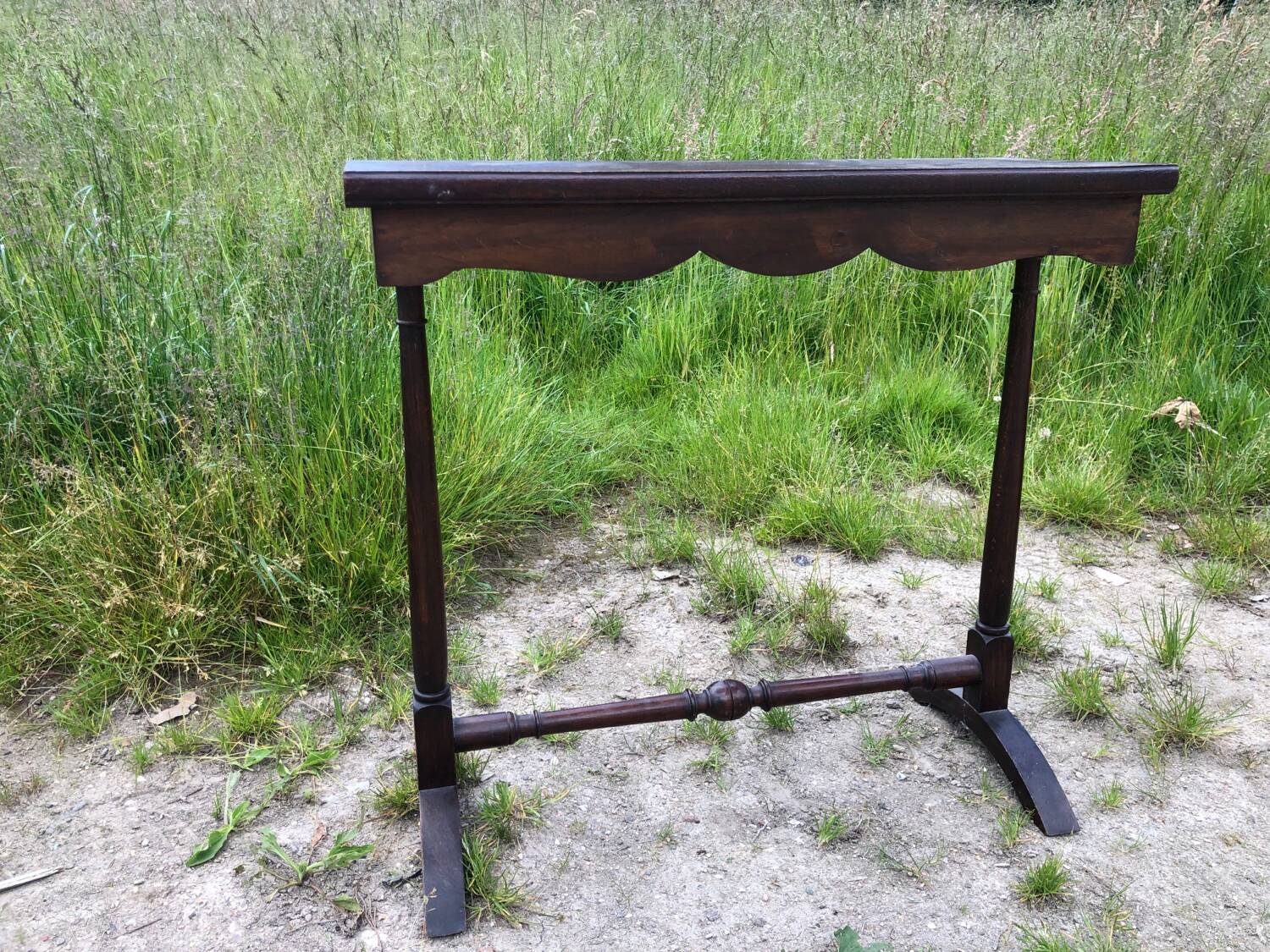 Small wooden console