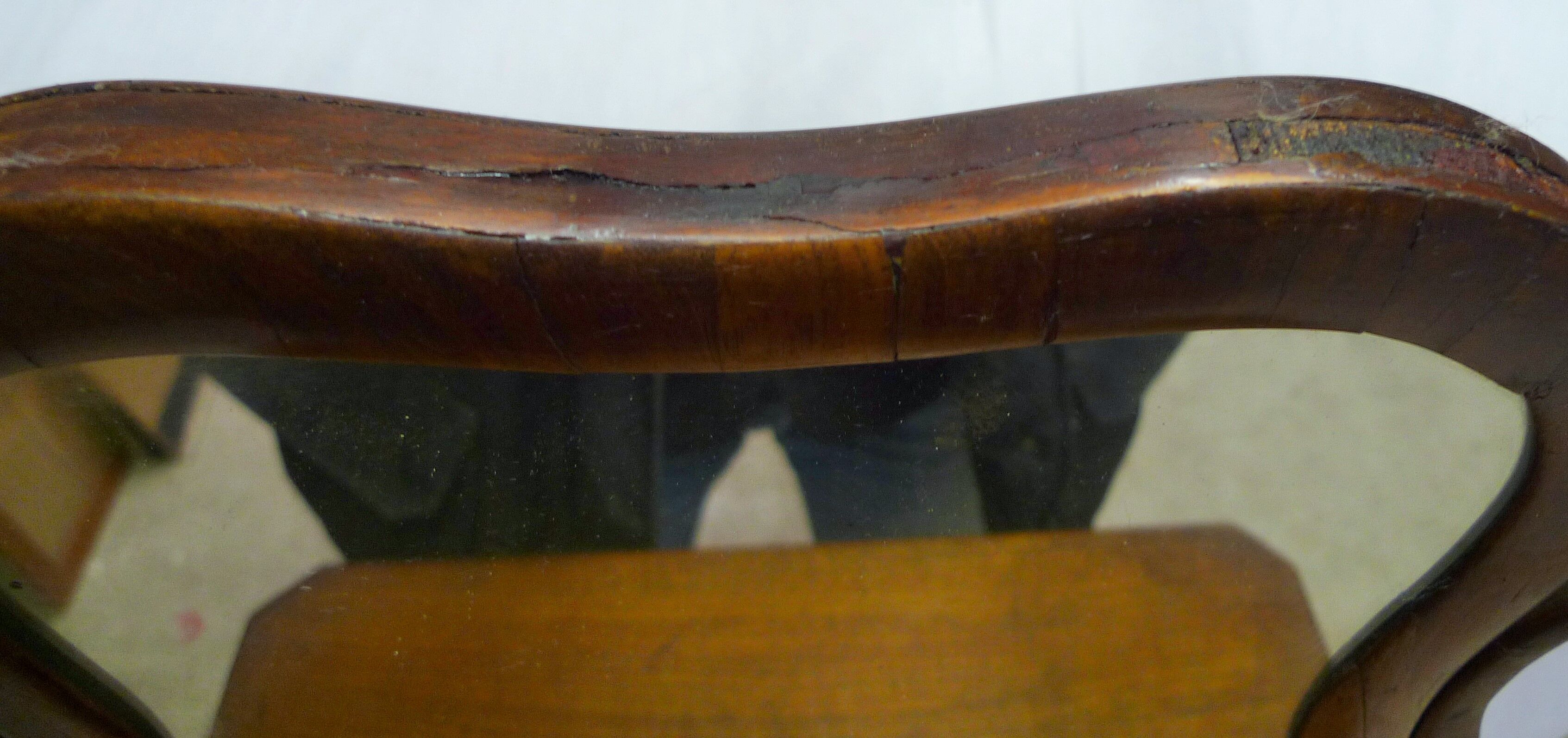 Mahogany barber 19th century