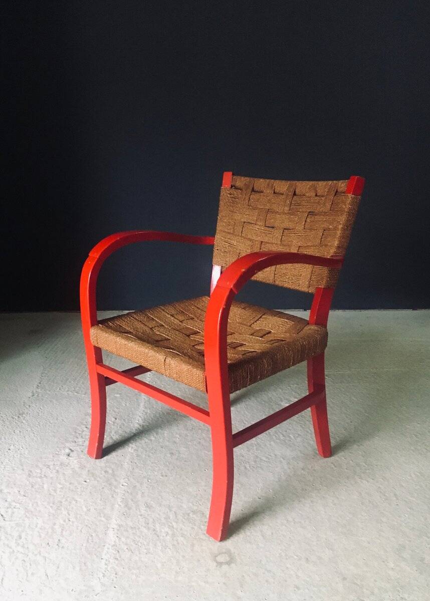 Mediterranean Armchairs, France, 1950s, Set of 2