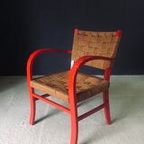 Mediterranean Armchairs, France, 1950s, Set of 2