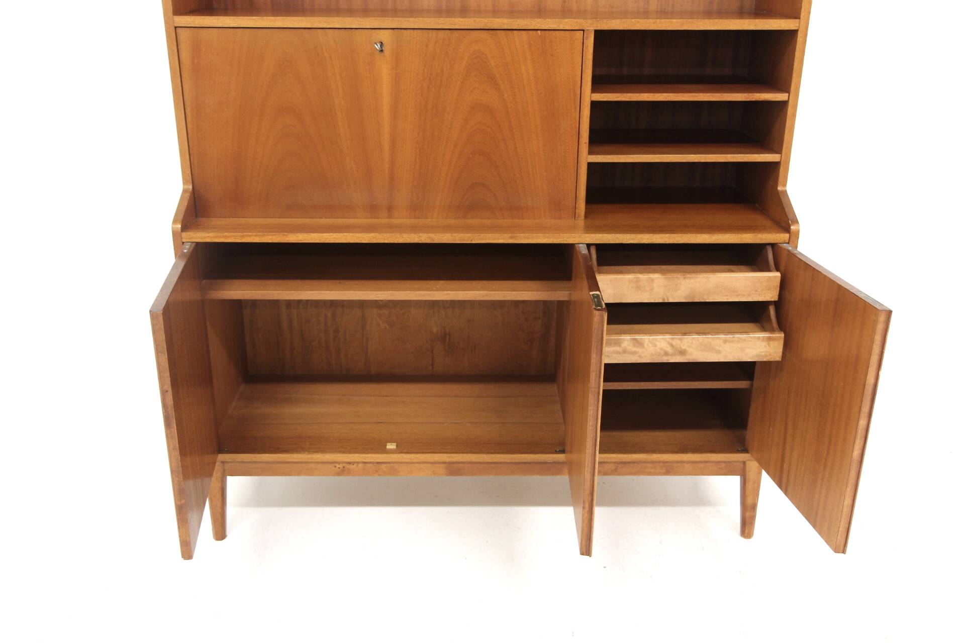 Secrétaire scandinave en acajou, Bräntorps, Suède, 1960
