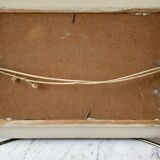 Old landscape vintage river painting signed