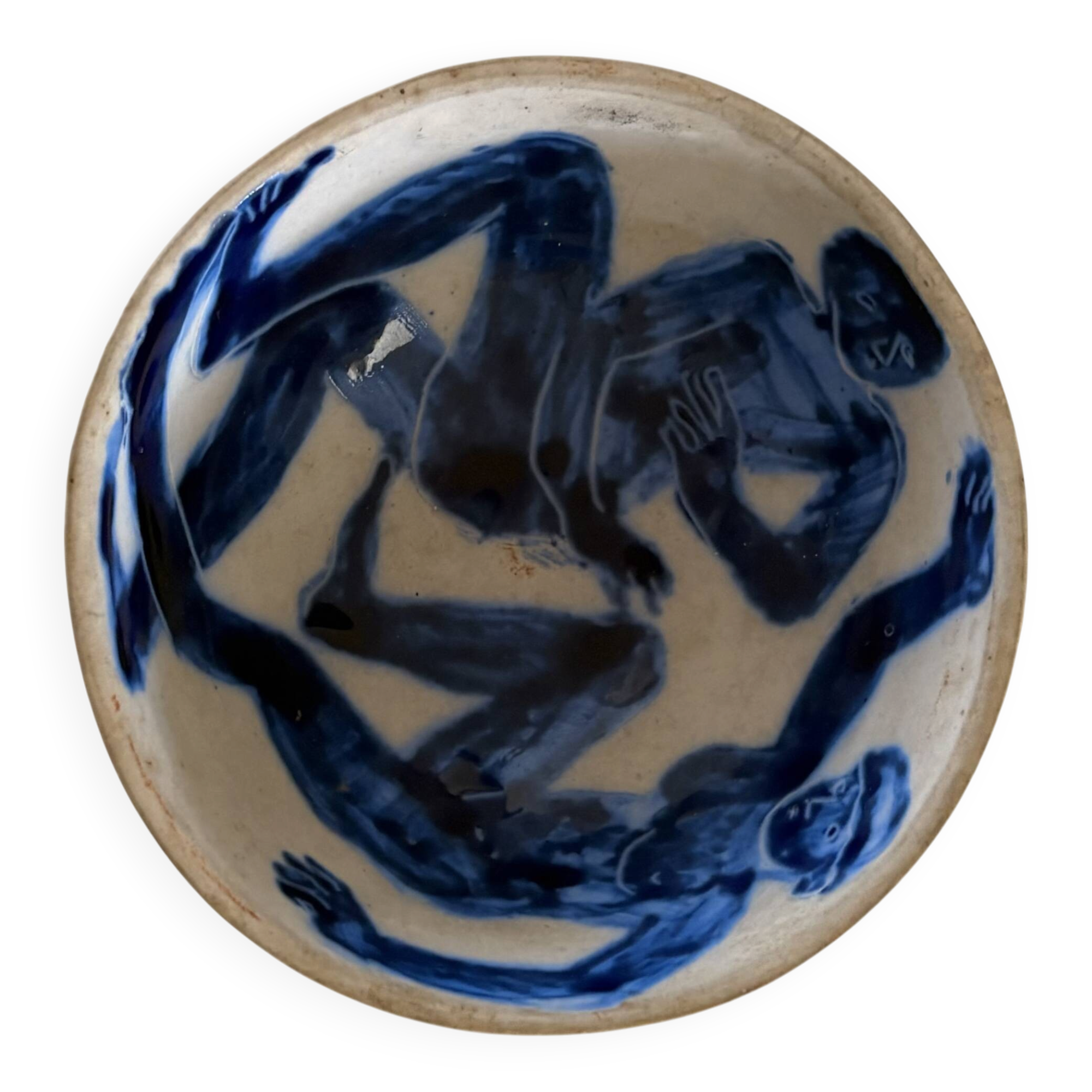 Ceramic bowl signed Silvia Radu – 1987