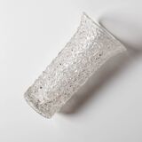 Pressed Glass Vase by Václav Hanuš / Libochovice / Czech Republic / 1970