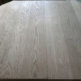 Renovated Art Deco dining table with extension.