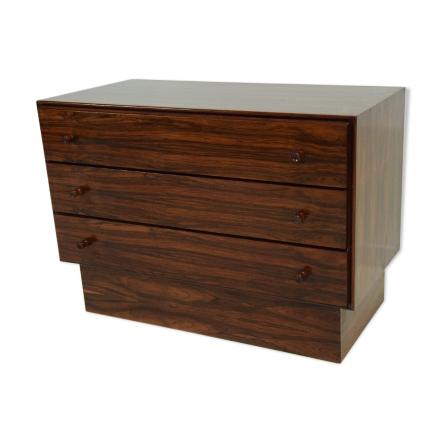 Rosewood chest of drawers 1970s - Scandinavian - design - minimalist