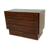 Commode palissandre années 1970 scandinave minimaliste