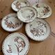 Mismatched set of 6 old flat plates