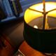 Old lamp hot water bottle bronze and sheet metal three fires