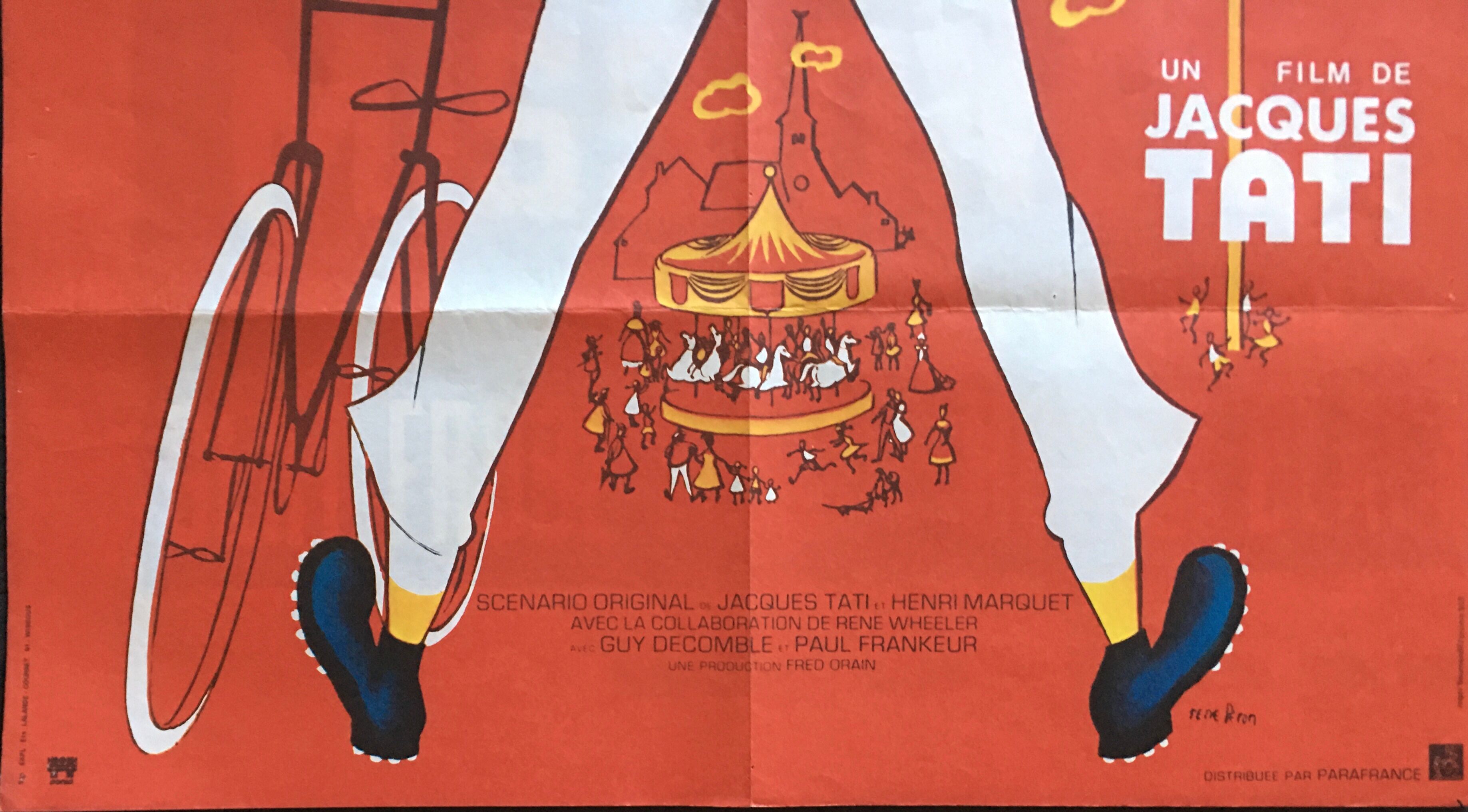 Jour De Fete - original French poster - 70s