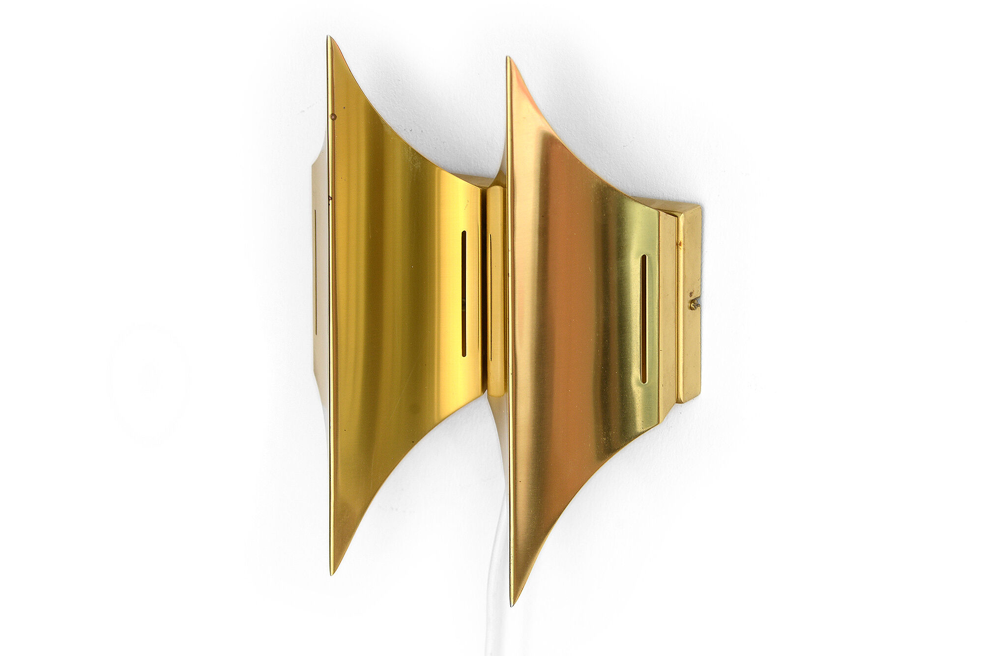 Double wall light "Gothic II" by Bent Karlby for Lyfa. Denmark 1960s