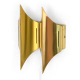 Double wall light "Gothic II" by Bent Karlby for Lyfa. Denmark 1960s