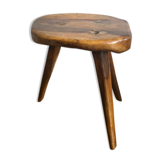 Solid olive stool