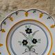 MBFA Pornic wall plate Hand painted Uranie model floral decoration
