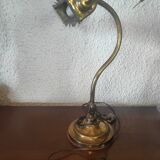 Brass articulated piano or desk lamp