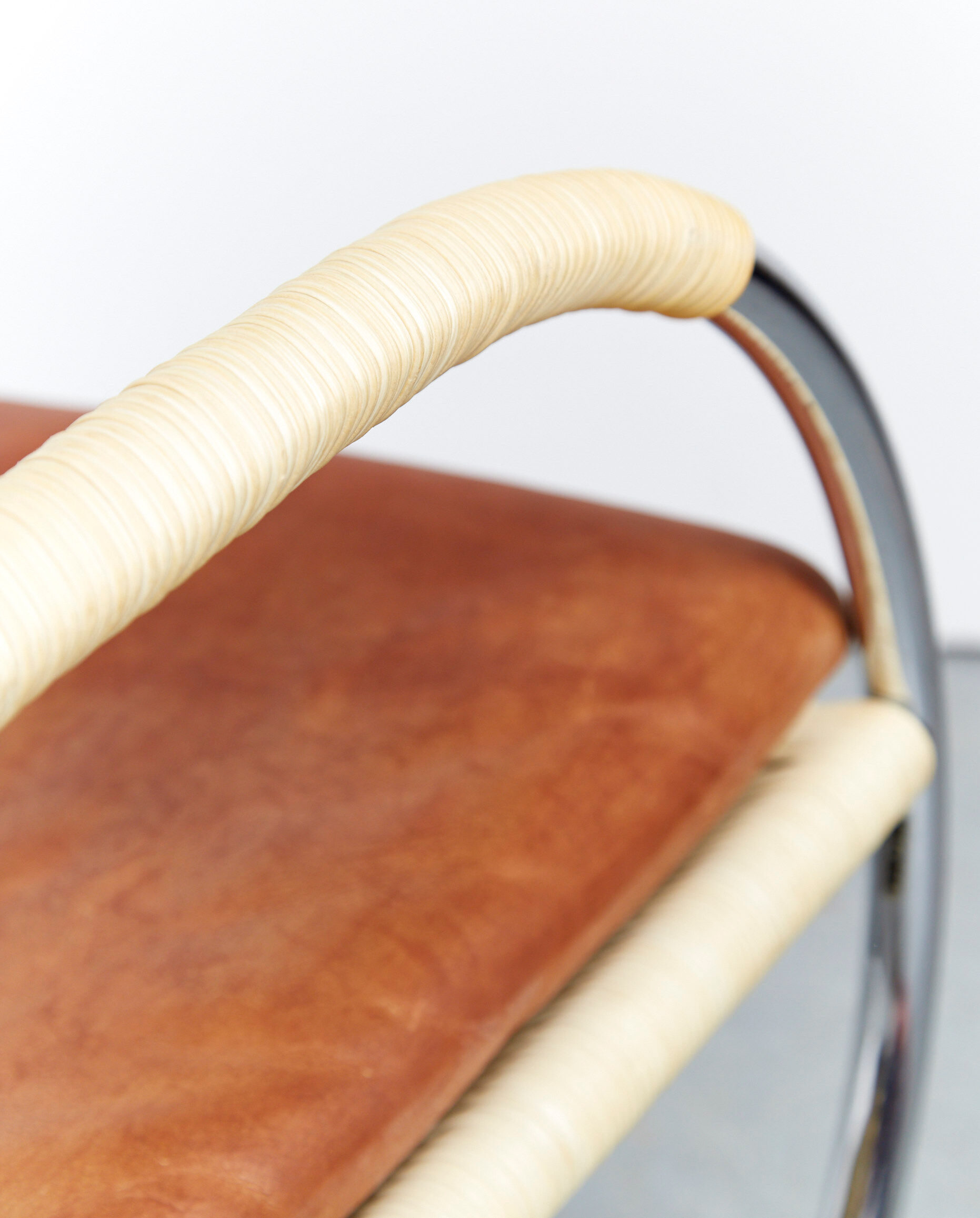 Anton Lorenz Bauhaus Cantilever D35 + Ottoman E35 for Tecta