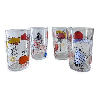 4 collector's glasses The Shadoks