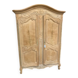 Armoire louis XV en bois brut