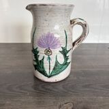 Vintage thistle pitcher