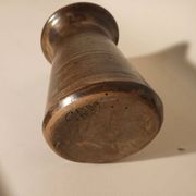 Sandstone vase 70s height 18.5 cm