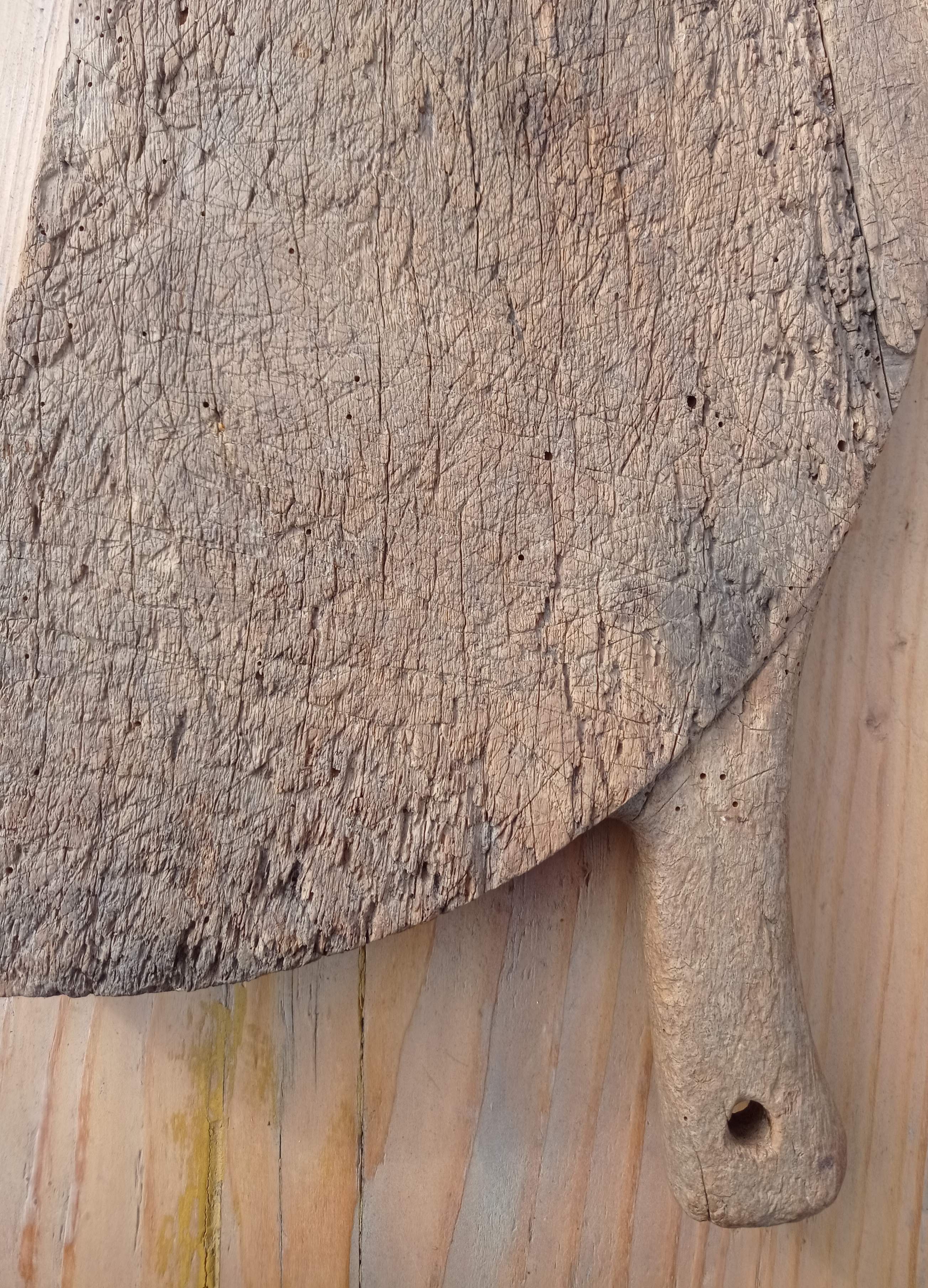 Lot De 2 Planches à Découper Anciennes En Bois - Style Vintage Rétro - Déco Cuisine - Occasion