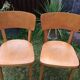 Chaises vintage estampillées Thonet en bois de hêtre courbé aux dossiers incurvés