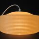 1960s  original vintage hanging / pendant two colour spaghetti lamp designed by Yasha Heifetz for Rotaflex