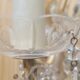 Glass wall lamp and tassels