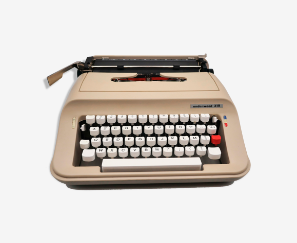 Underwood typewriter 319 beige revised ribbon new