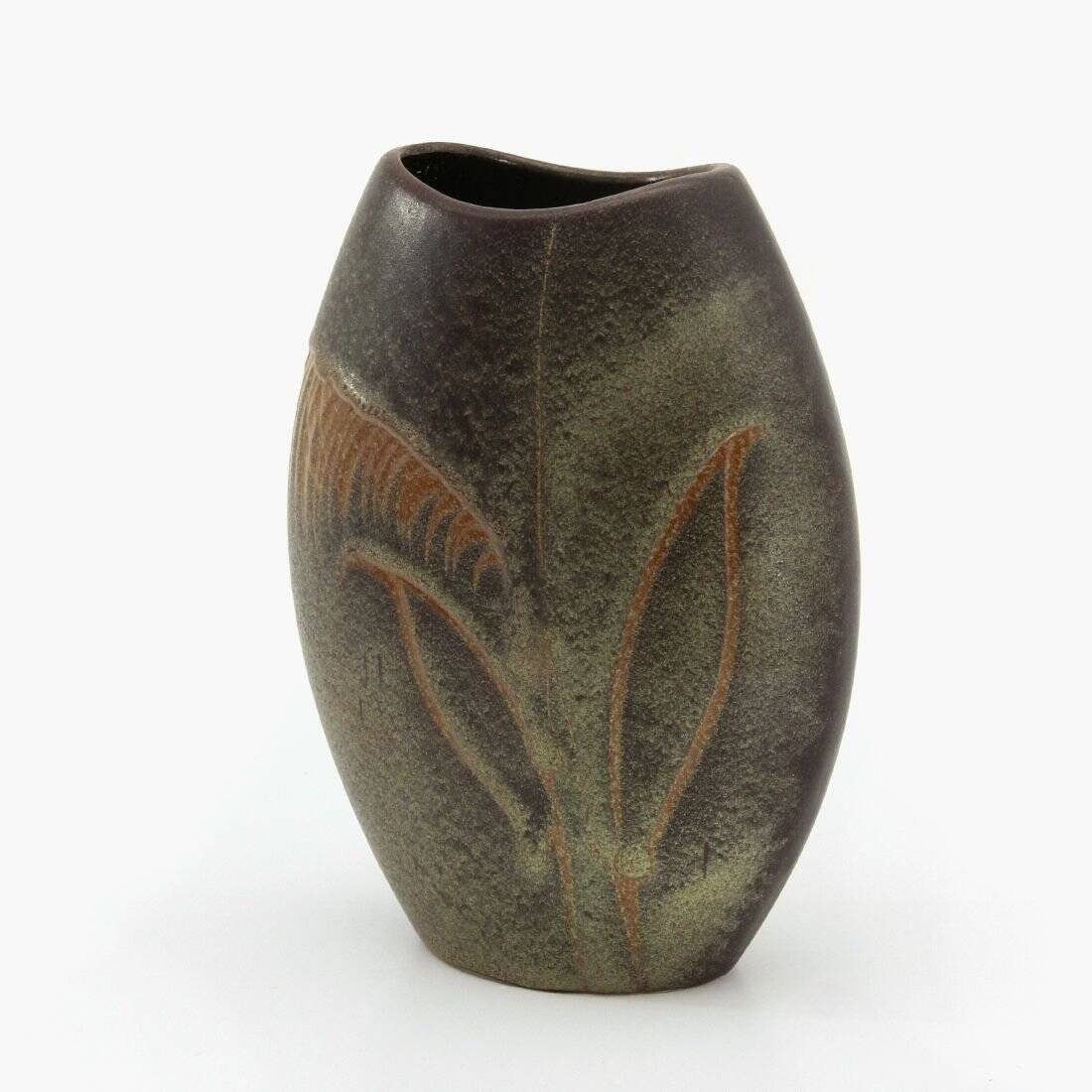 Ceramic vase with Scheurich decorations, 1980s