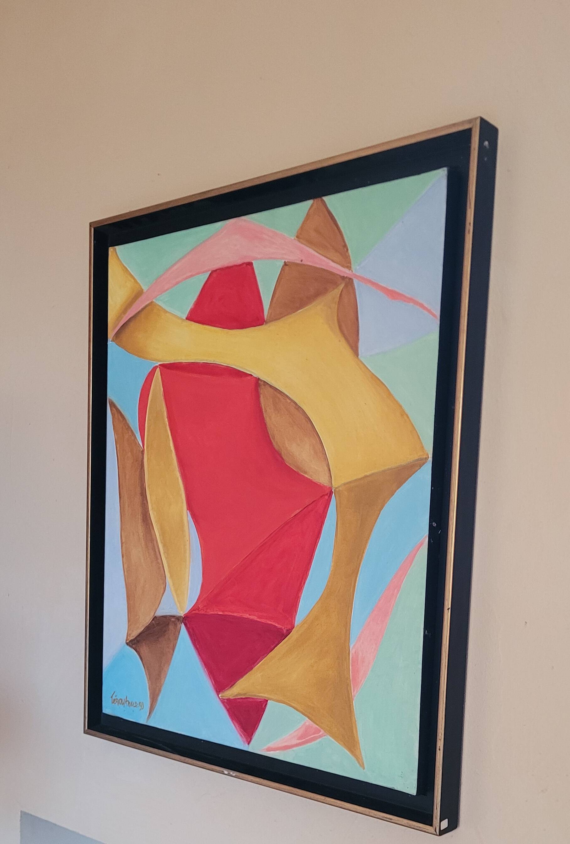Pair of oils on canvas by lucille terouanne
