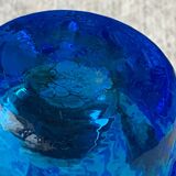 Vintage blue Murano glass catchall