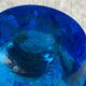 Vintage blue Murano glass catchall