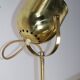 Vintage Goffredo Reggiani floor lamp in gold metal - 1970s