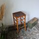 Vintage solid wood high stool