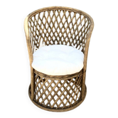 Wooden throne chair - circa 1960.