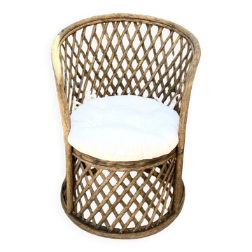 Wooden throne chair - circa 1960.
