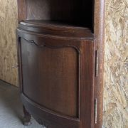 Encoignure à porte, merisier style louis XV, vintage, années 60