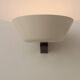 Paire d’applique vintage, bois Wengé et métal laqué blanc, Hagoort Pays Bas 1960