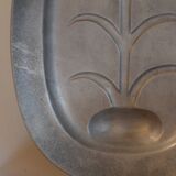 Vintage pewter dish