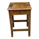 19th century farmhouse stool in solid oak