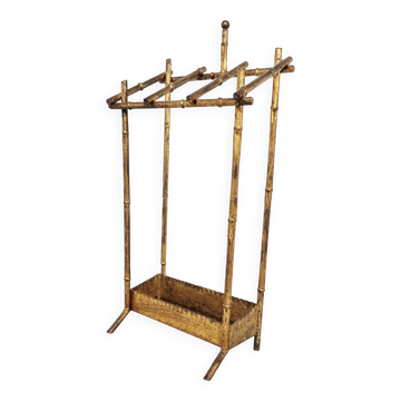 Chinoiserie faux bamboo umbrella stand, 1960s