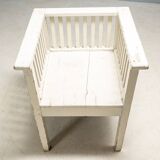 Early 20th Century Painted Wooden Armchair, Central Europe, c. 1915–1930