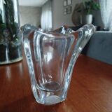 Antique vase signed Daum ✝ France in crystal – circa 1935–1950