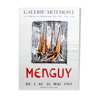 Poster exhibition menguy 1962