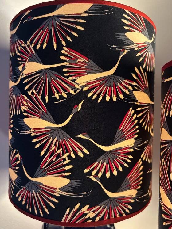 Unique designer lamp pair by Walter Brecht - West German ceramics