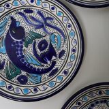 Tunisian fish plates, circa 1970